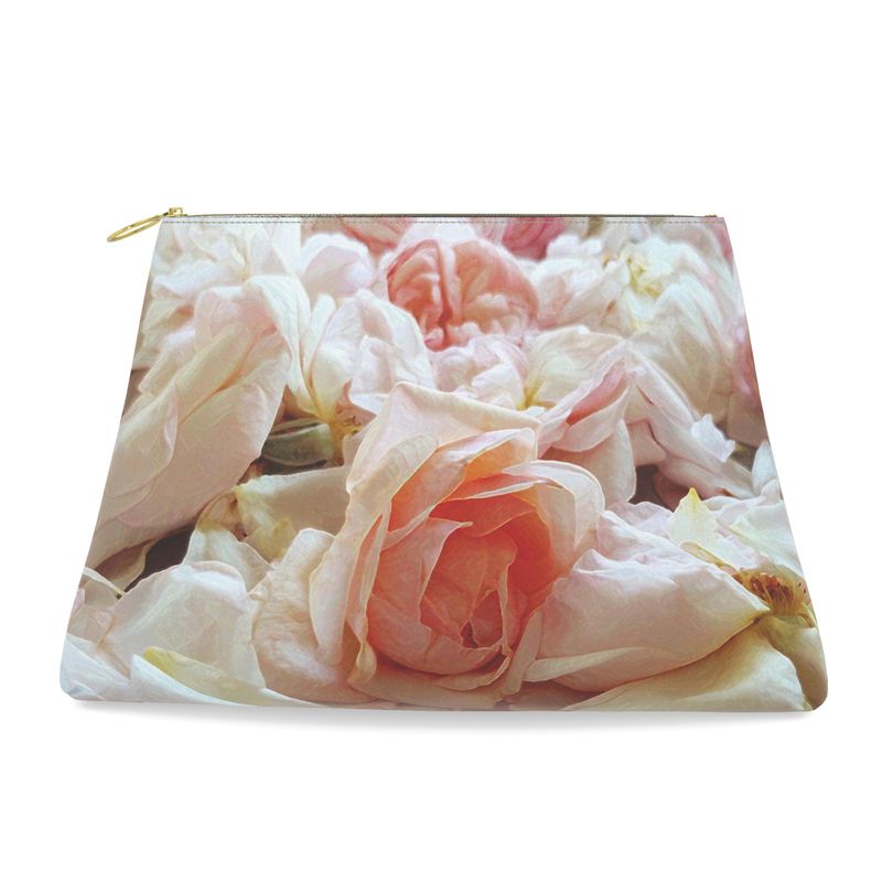 Coco Rose Clutch Leather Handbag